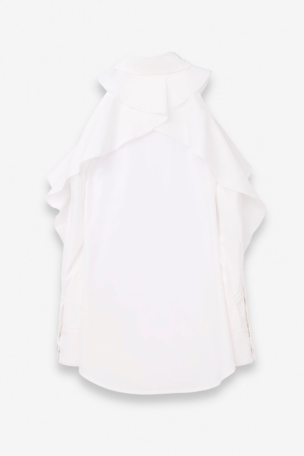 SEANNUNG - WOMEN - Off-Shoulder Flounced Shirt 露肩荷葉襯衫
