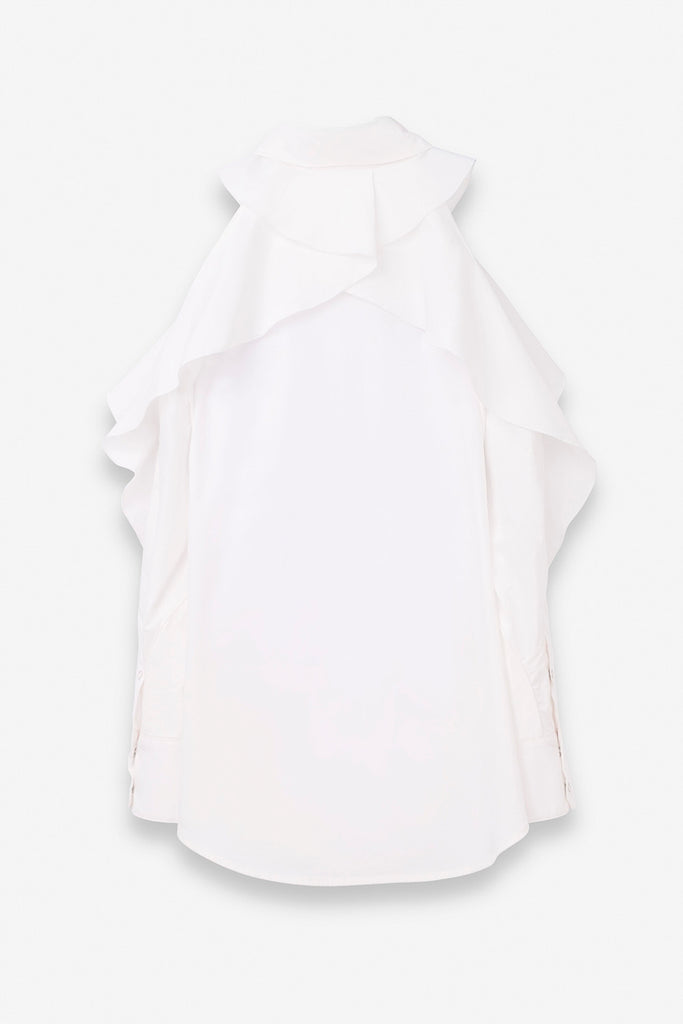 SEANNUNG - WOMEN - Off-Shoulder Flounced Shirt 露肩荷葉襯衫