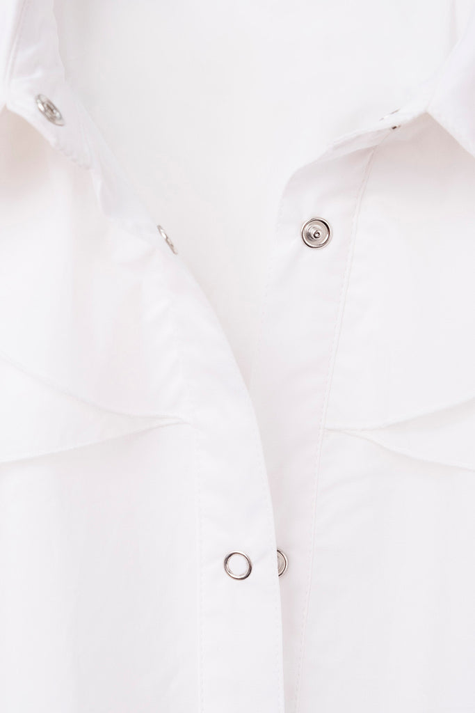 SEANNUNG - WOMEN - Off-Shoulder Flounced Shirt 露肩荷葉襯衫