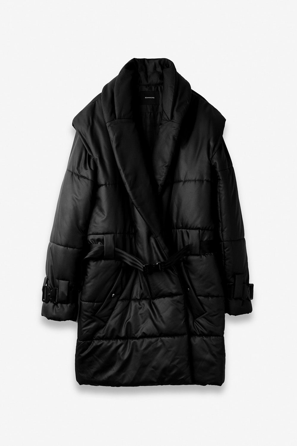 SEANNUNG - MEN - Padded Coat 鋪棉鑲肩大衣