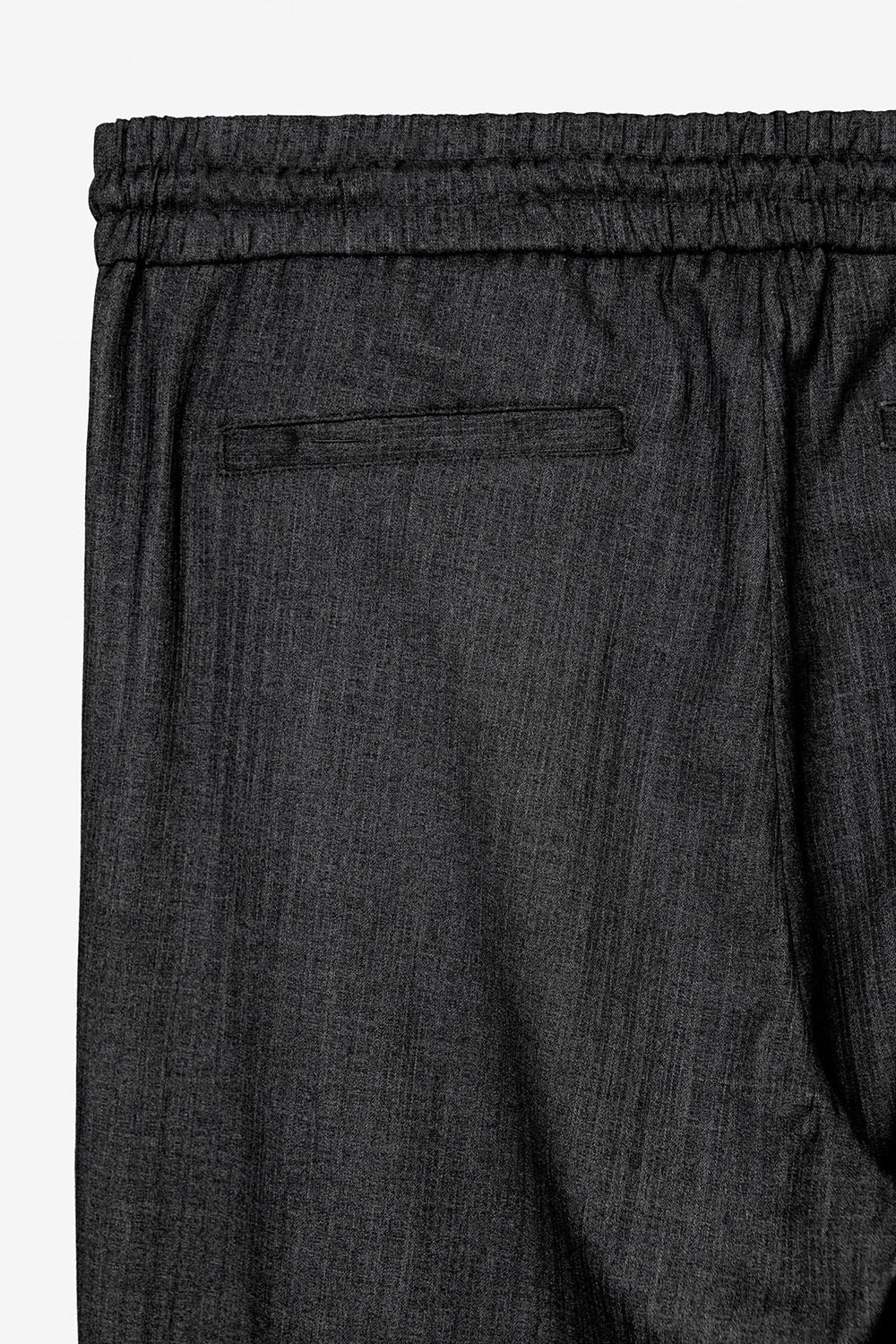 SEANNUNG - MEN - Tailored Trousers with Elastic Waist  直條鬆緊西裝窄褲
