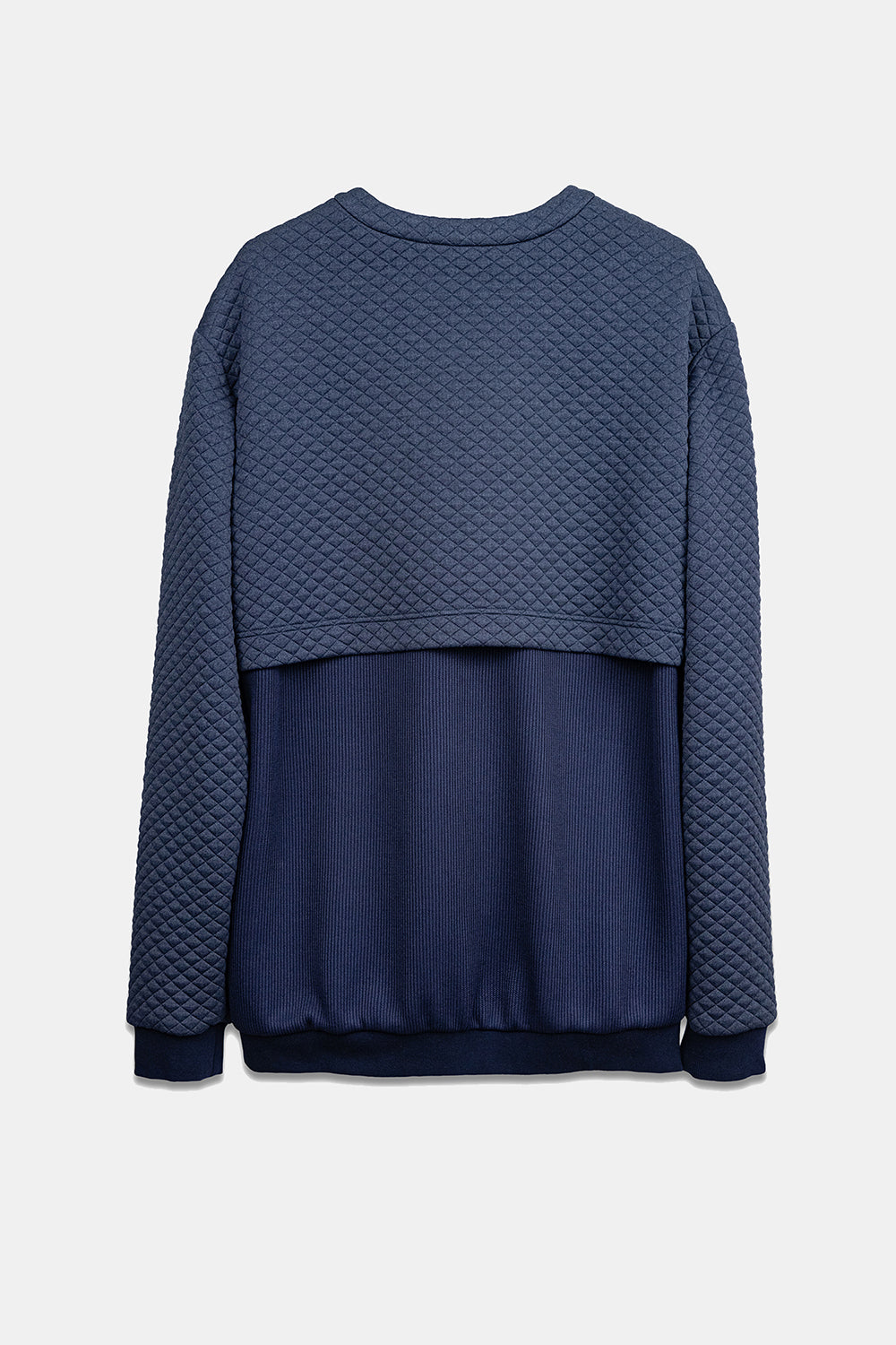 SEANNUNG - MEN - Double-Layer Cutting Top 雙層剪裁大學T