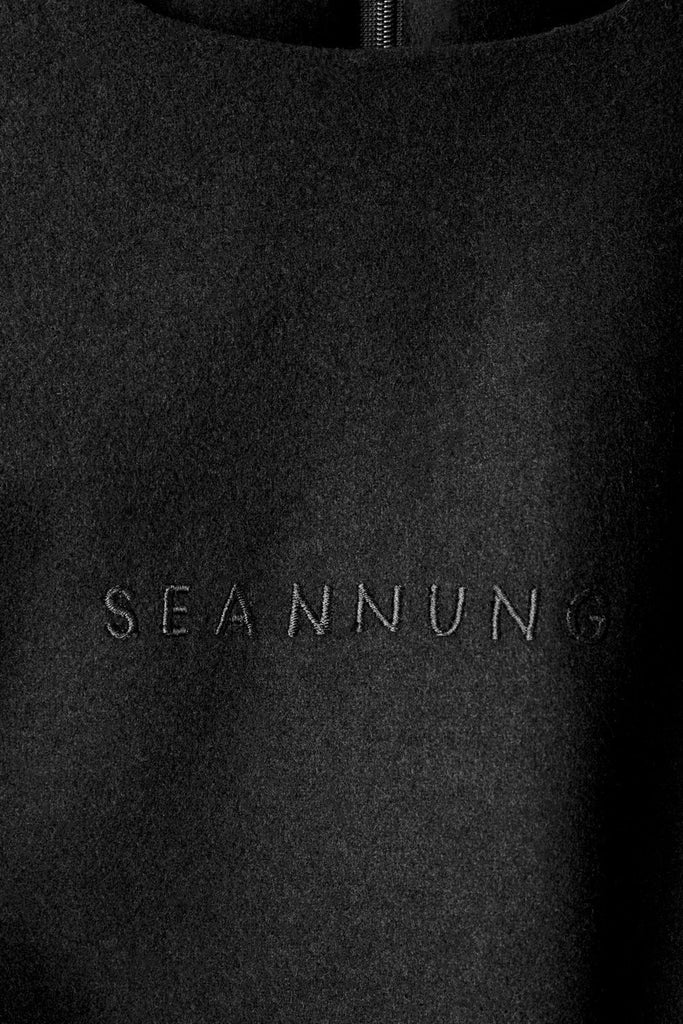SEANNUNG - WOMEN - Mixed Material Wool Dress 毛料拼接佯裝