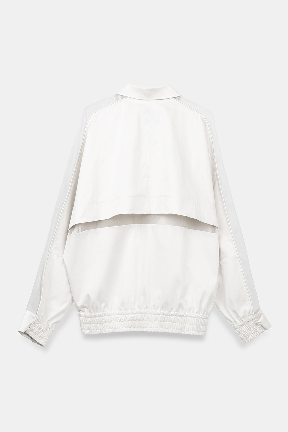 SEANNUNG - MEN - Batwing Sleeve Splice Jacket 奶油色剪接披風連袖外套