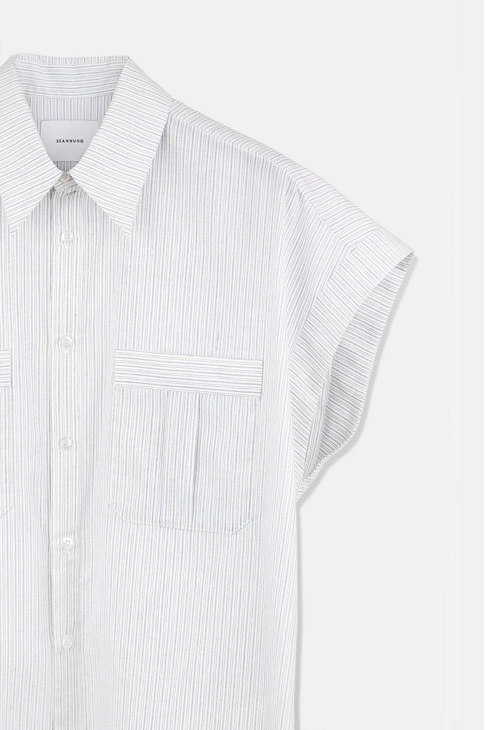 SEANNUNG - MEN - Striped Pattern Raglan Sleeve Shirt 條紋連袖襯衫