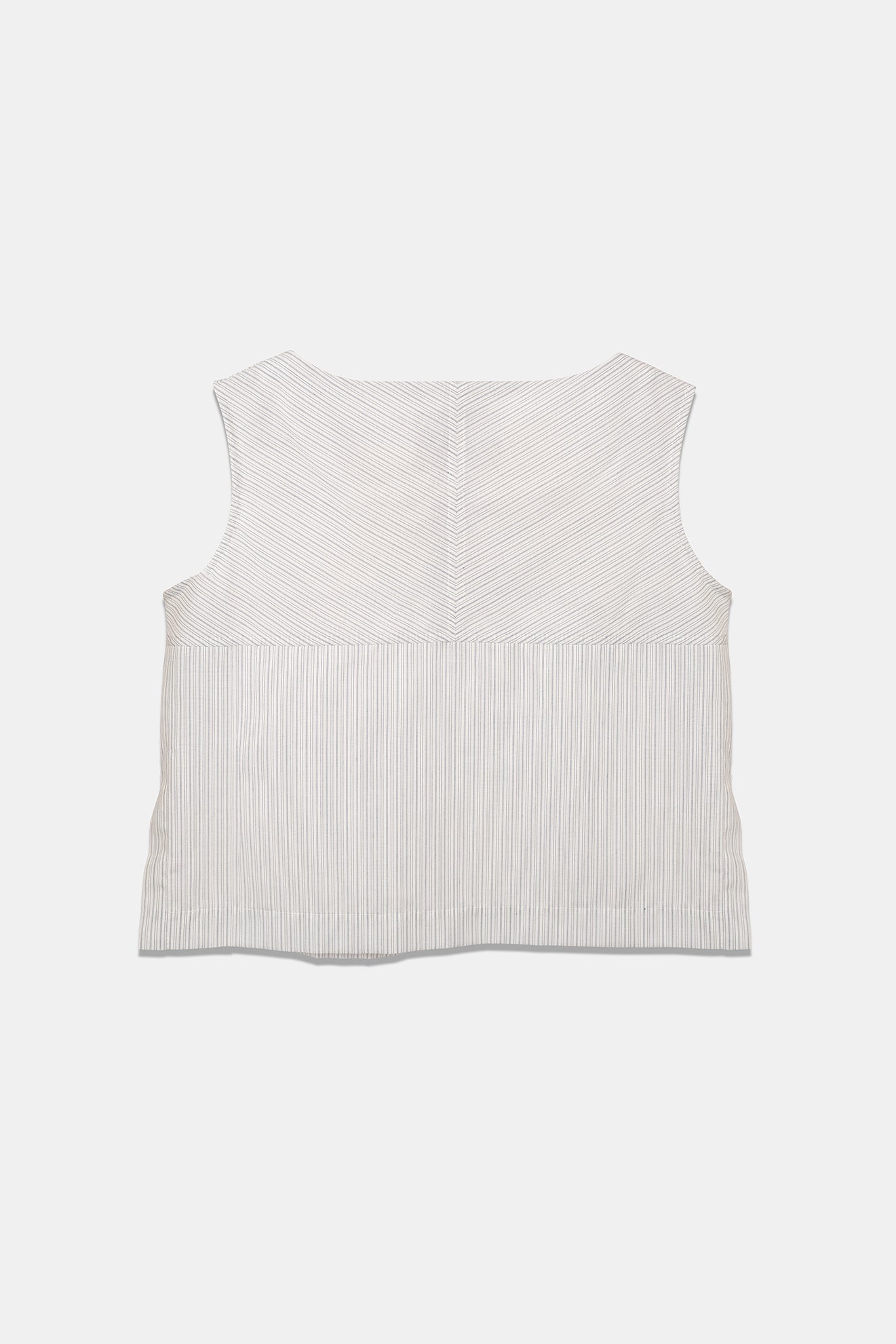 SEANNUNG - WOMEN - Striped Pattern Sleeve-Less Top 條紋無袖上衣