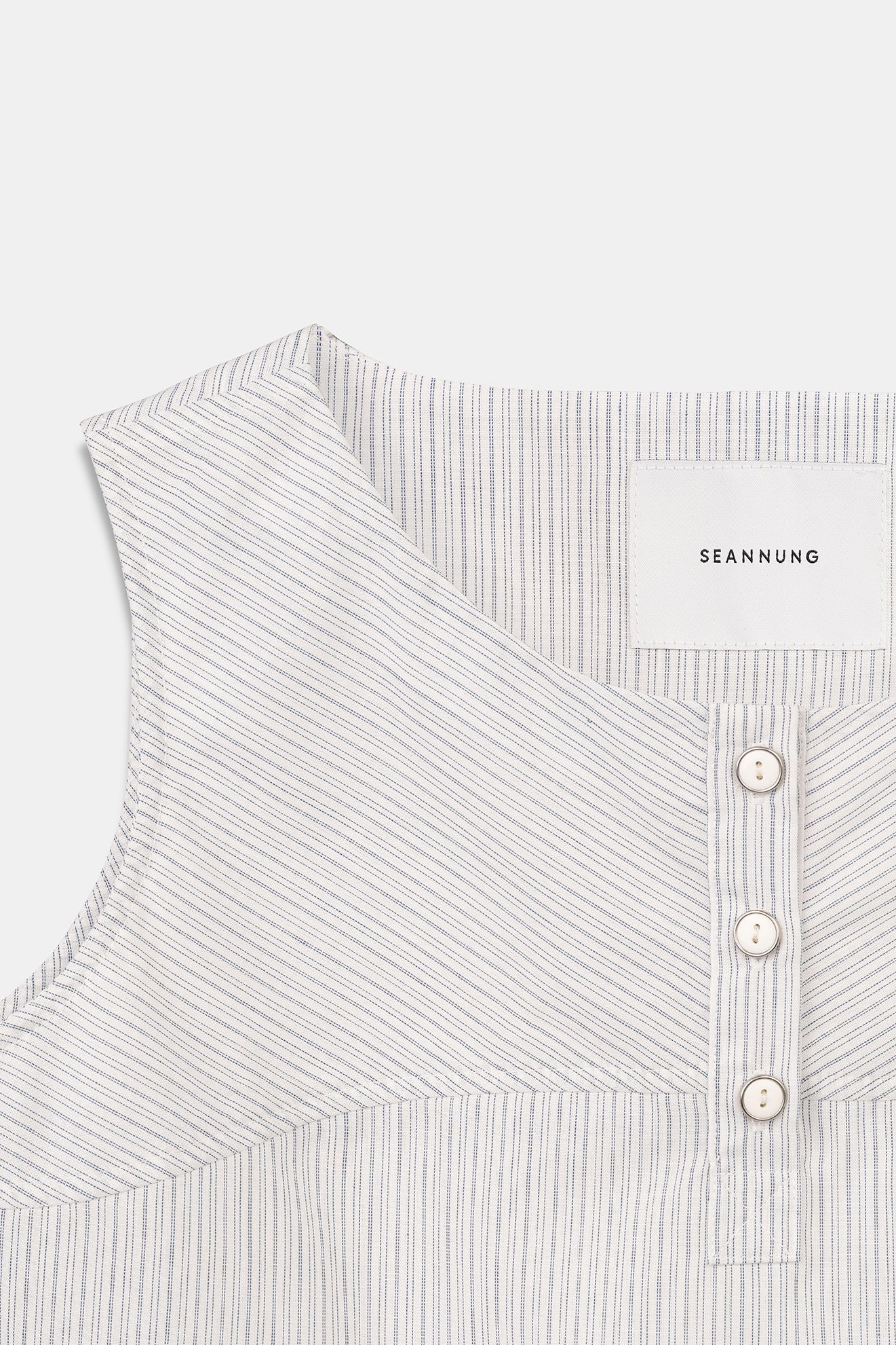 SEANNUNG - WOMEN - Striped Pattern Sleeve-Less Top 條紋無袖上衣