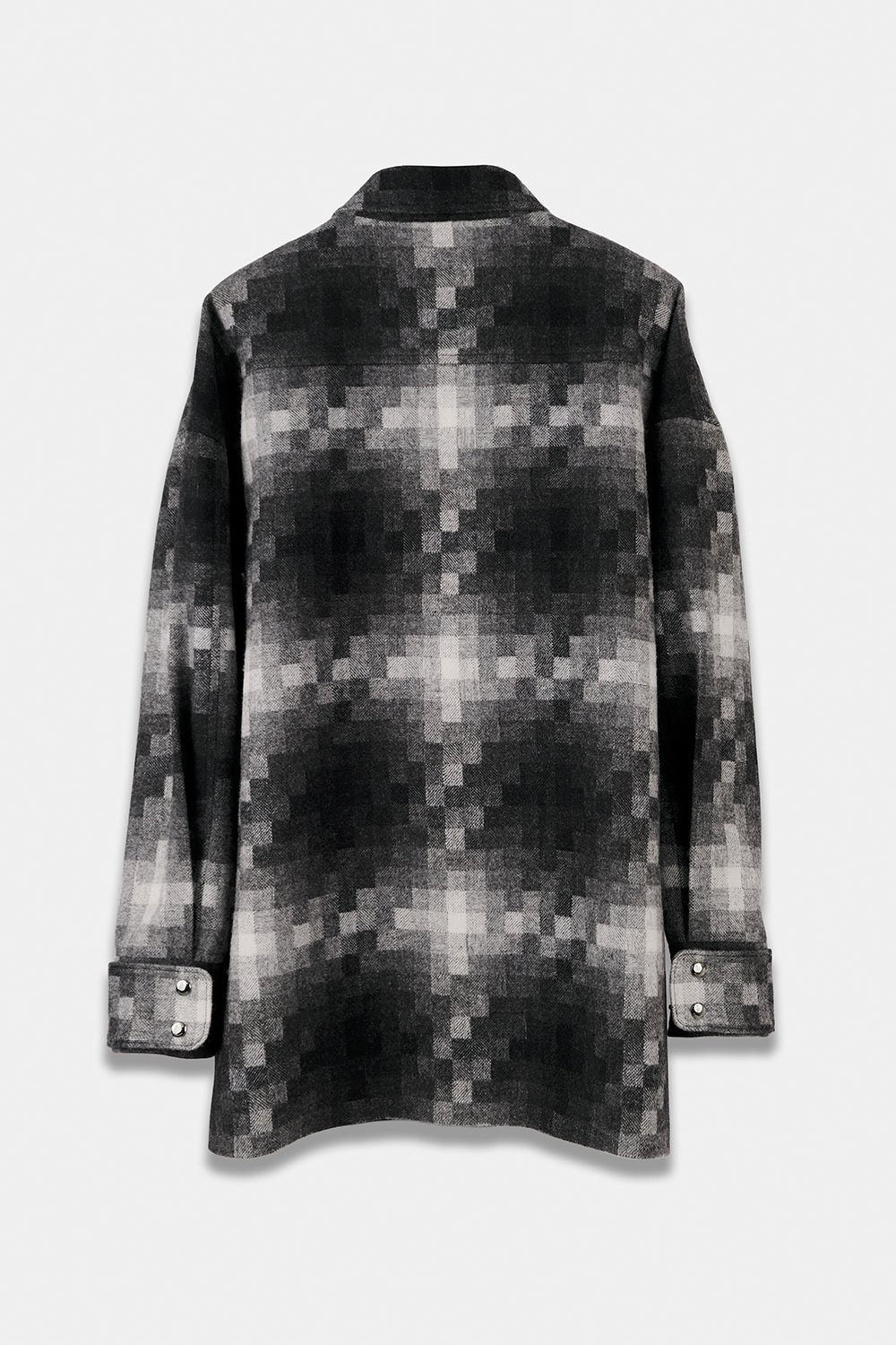 SEANNUNG - MEN - Plaid Pattern Wool Locomotivee Jacket 格紋毛料騎士夾克