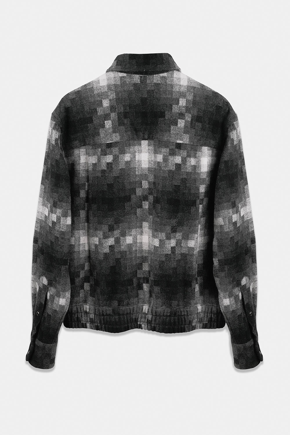SEANNUNG - MEN - Plaid Pattern Wool Jacket Look Shirt 格紋毛料外套式襯衫