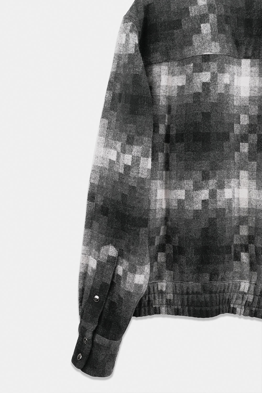 SEANNUNG - MEN - Plaid Pattern Wool Jacket Look Shirt 格紋毛料外套式襯衫