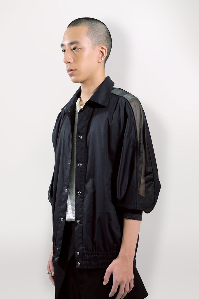 SEANNUNG - MEN - Batwing Sleeve Cape Jacket 披風連袖外套
