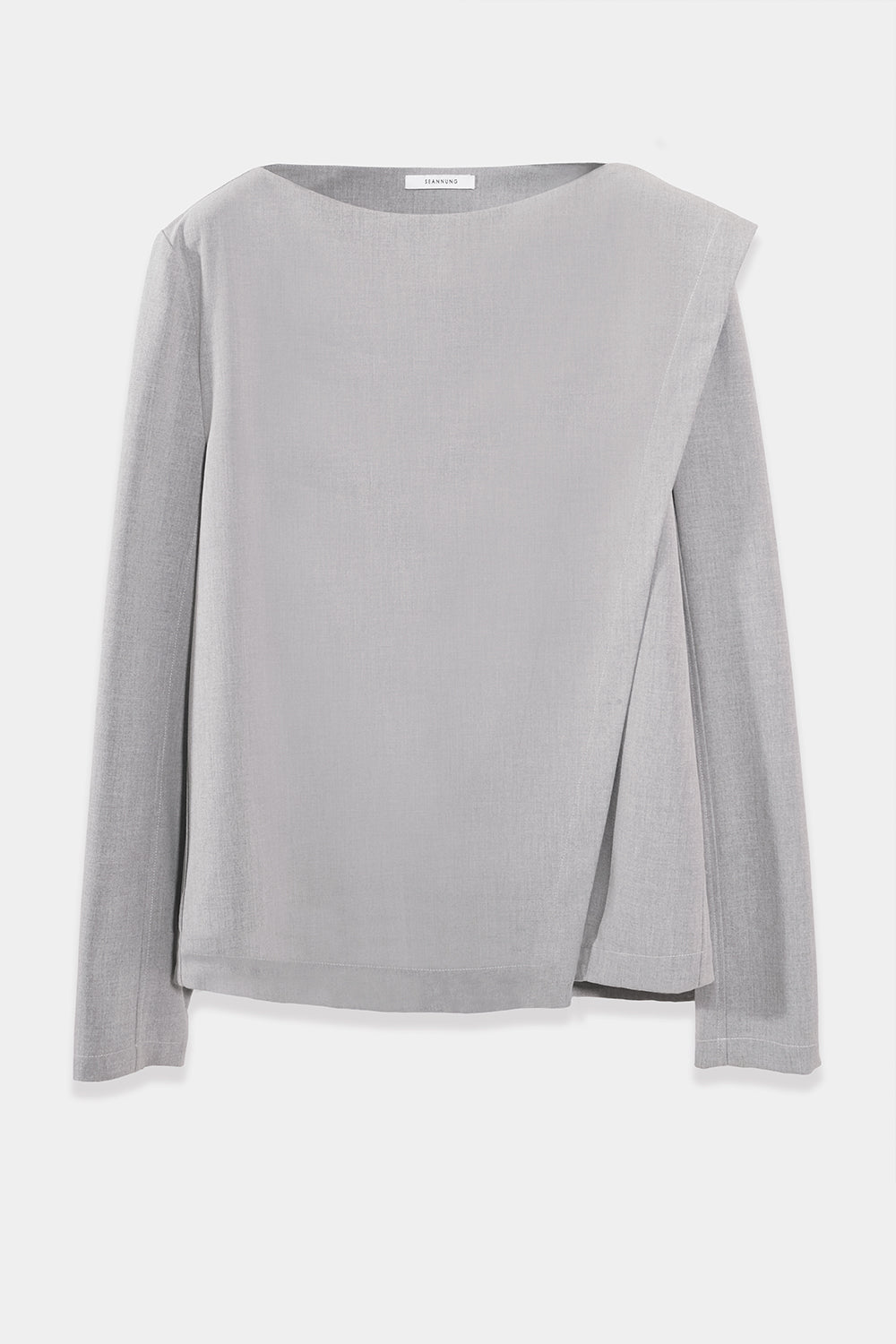SEANNUNG - MEN - Double layers Boat Collar Top 平領斜開衩上衣