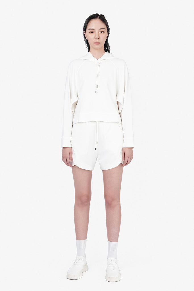 SEANNUNG - WOMEN - Long Sleeve Split Hoodie in 長袖開衩帽T 