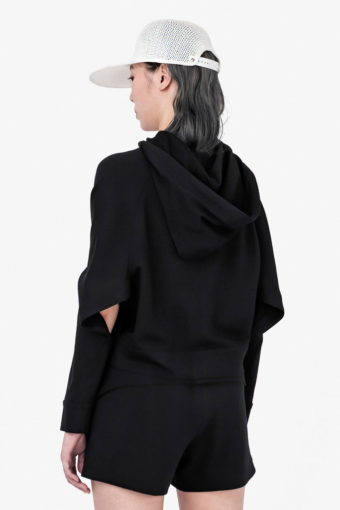 SEANNUNG - WOMEN - Long Sleeve Split Hoodie in 長袖開衩帽T 