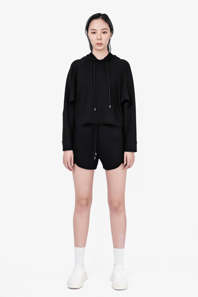 SEANNUNG - WOMEN - Long Sleeve Split Hoodie in 長袖開衩帽T 